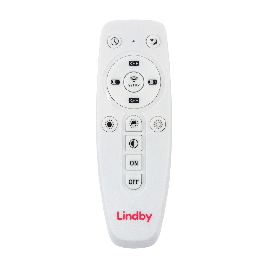 Lindby - LED Dimmable ceiling light LIVEL LED/27W/230V + remote control
