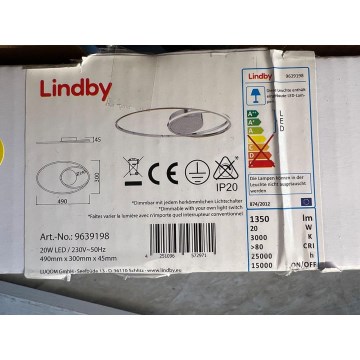Lindby - LED Dimmable ceiling light XENIAS LED/20W/230V
