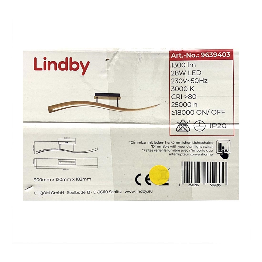 Lindby - LED Dimmable surface-mounted chandelier LARISA LED/28W/230V
