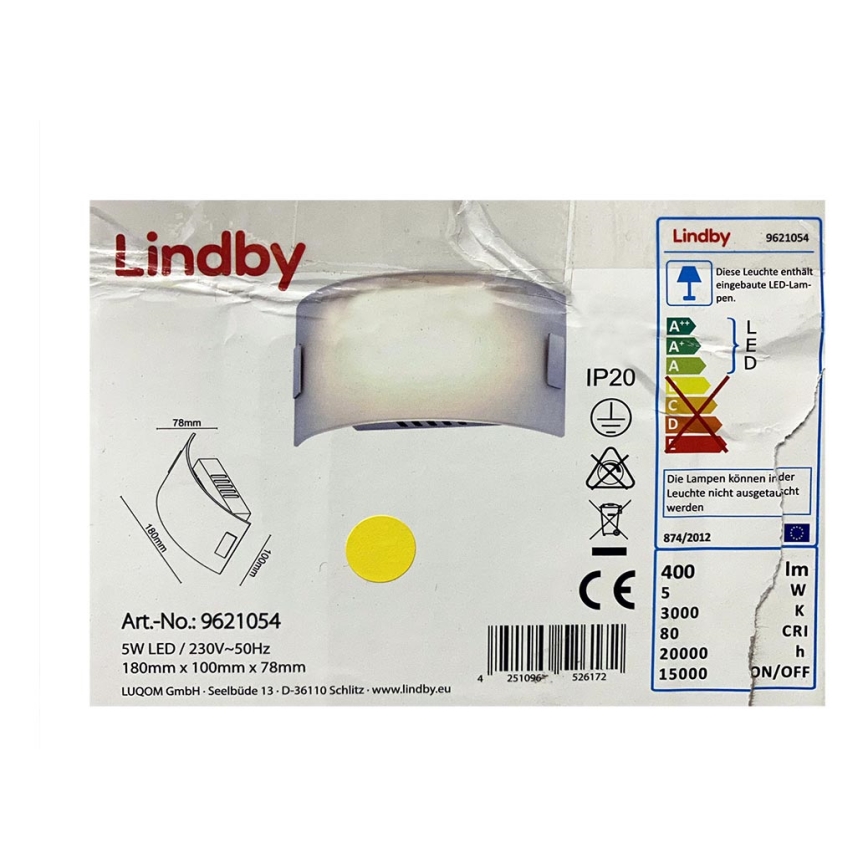 Lindby - LED Wall light GISELA LED/5W/230V