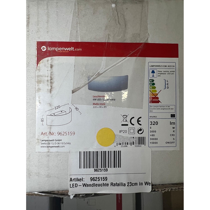 Lindby - LED Wall light RAFAELIA LED/6W/230V