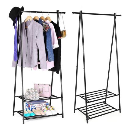 LINEA Black Freestanding Coat Rack