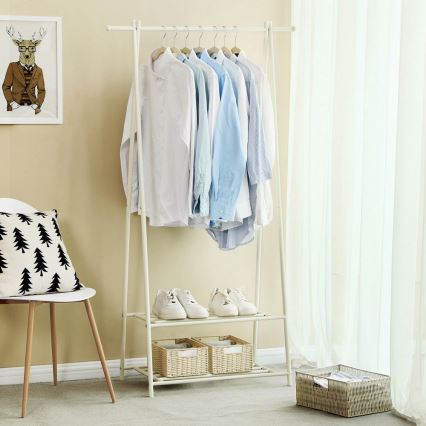 LINEA Free-standing Coat Rack, White