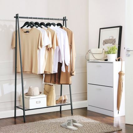 LINEA Freestanding Coat Rack, Black