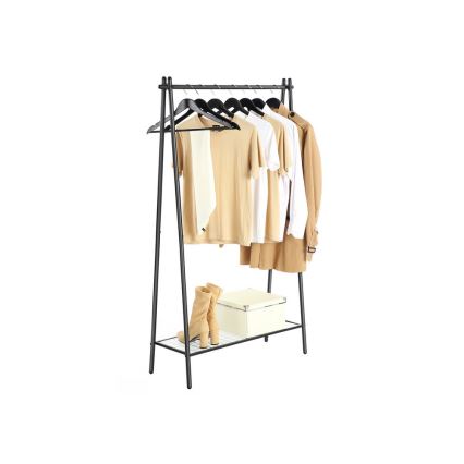 LINEA Freestanding Coat Rack, Black