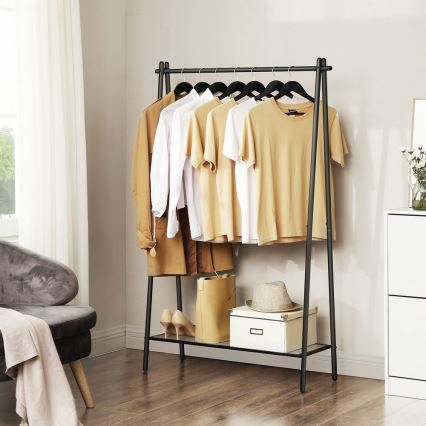LINEA Freestanding Coat Rack, Black
