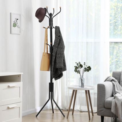 LINEA Freestanding Coat Rack – Black