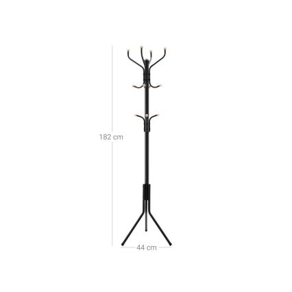LINEA Freestanding Coat Rack – Black