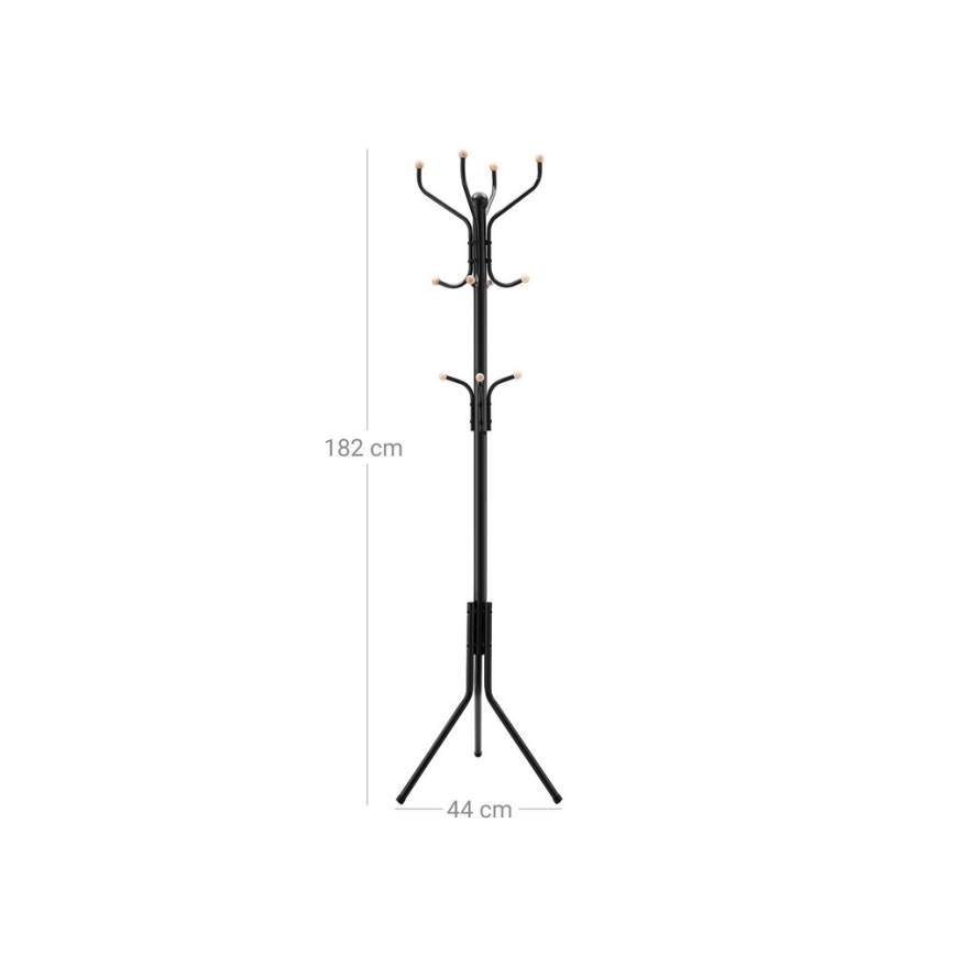 LINEA Freestanding Coat Rack – Black