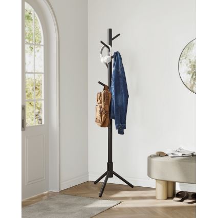 LINEA Freestanding Coat Rack, Black