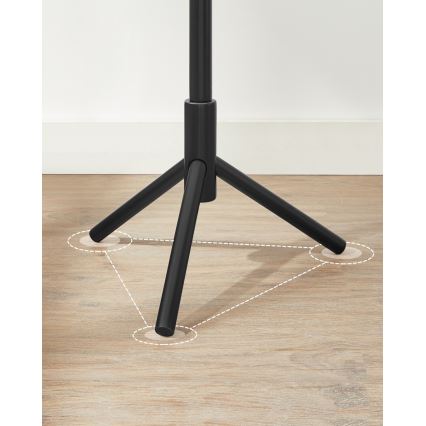 LINEA Freestanding Coat Rack, Black
