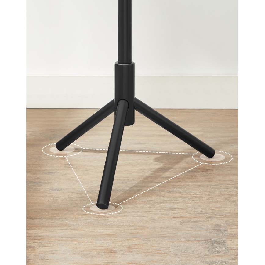 LINEA Freestanding Coat Rack, Black