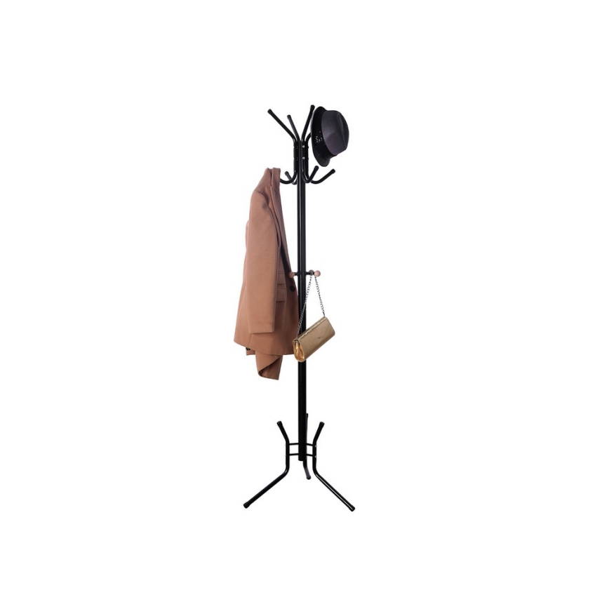 LINEA Freestanding Coat Rack, Black