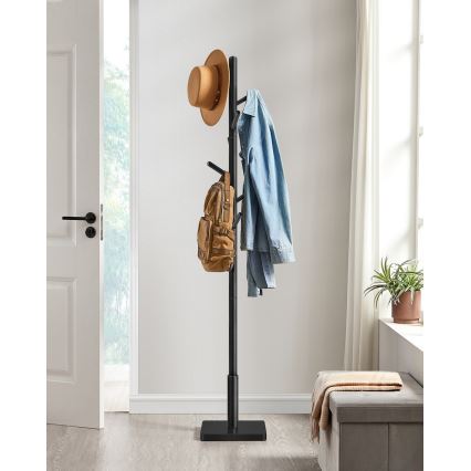 LINEA Freestanding Coat Rack, Black