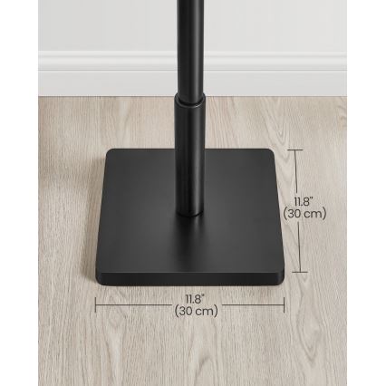 LINEA Freestanding Coat Rack, Black