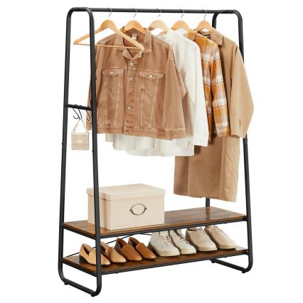 LINEA Freestanding Coat Rack – Brown/Black