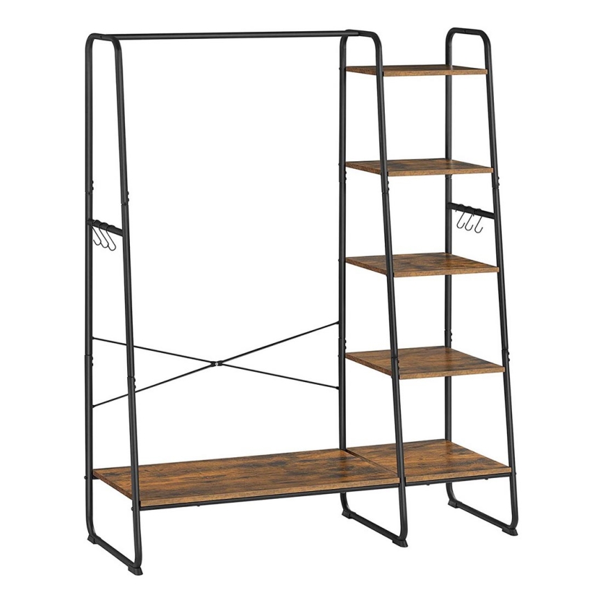 LINEA Freestanding Coat Rack – Brown/Black