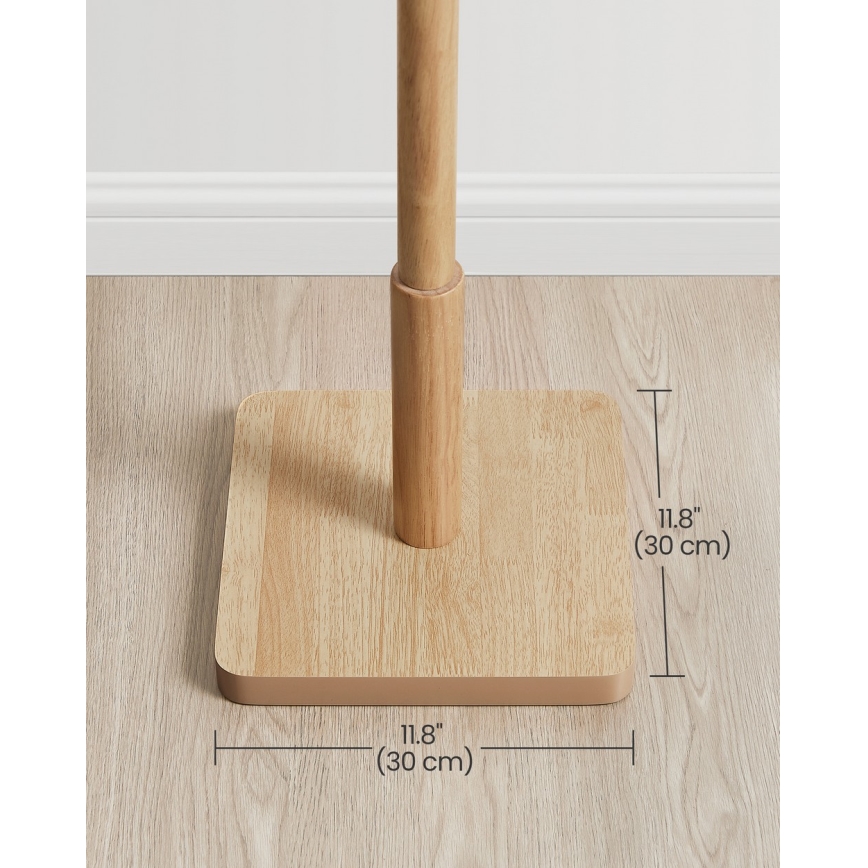 LINEA Freestanding Coat Rack, Brown