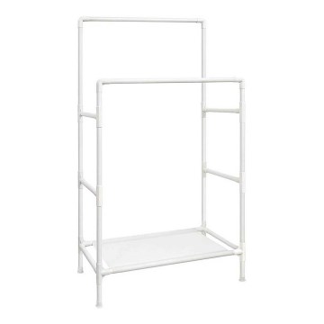 LINEA Freestanding Coat Rack, White