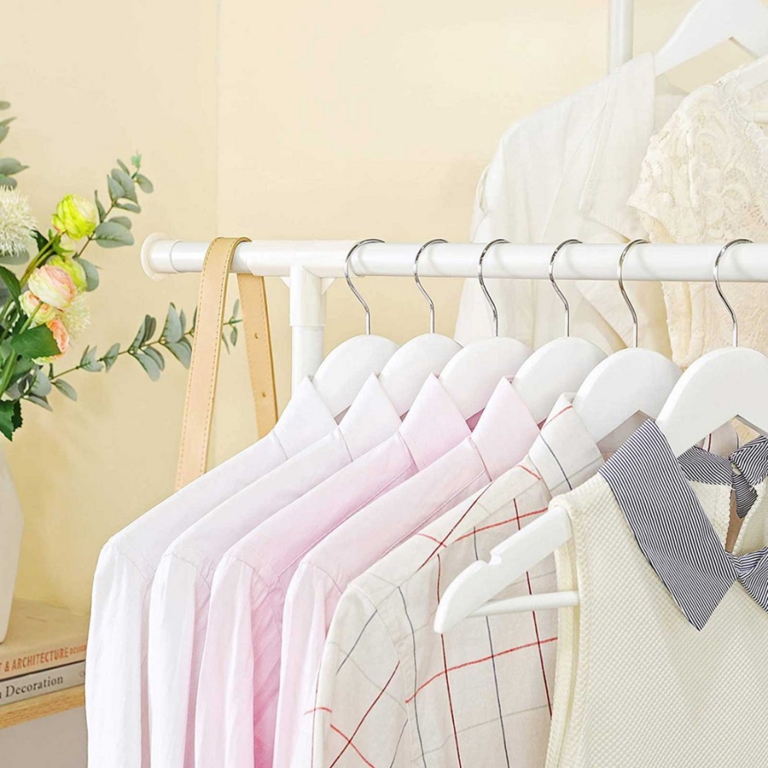 LINEA freestanding coat rack, white