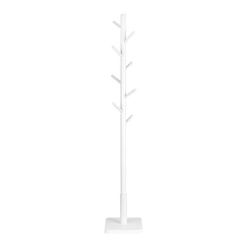 LINEA Freestanding Coat Rack, White