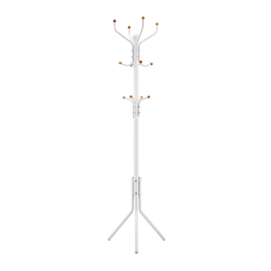 LINEA Freestanding Coat Rack, White