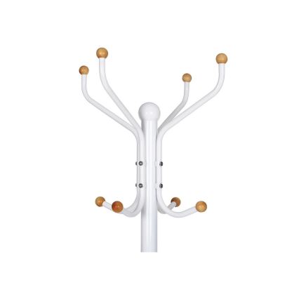 LINEA Freestanding Coat Rack, White