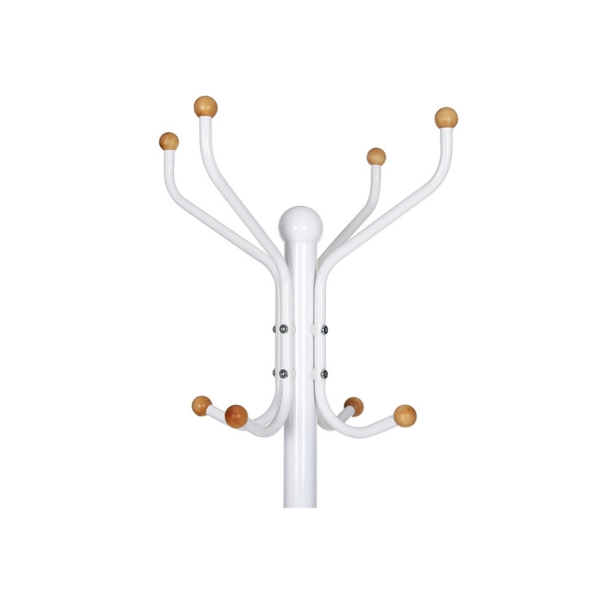 LINEA Freestanding Coat Rack, White
