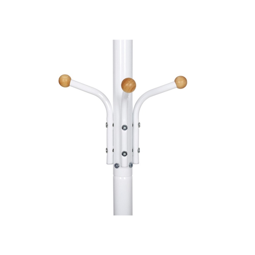 LINEA Freestanding Coat Rack, White