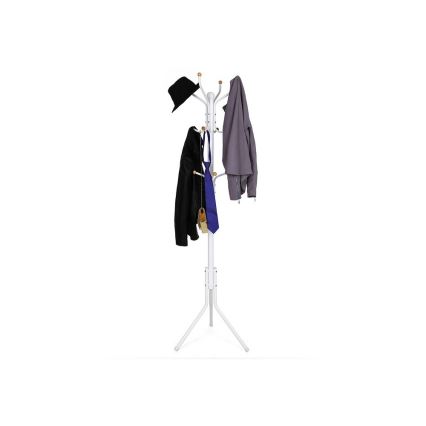 LINEA Freestanding Coat Rack, White