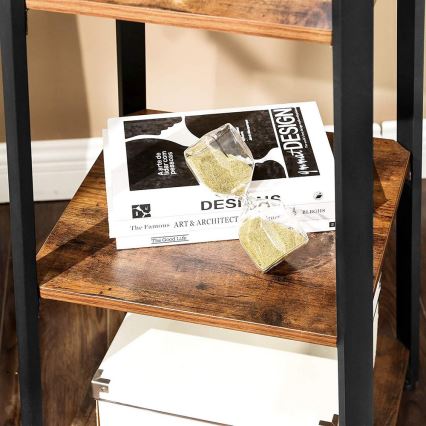 LINEA Freestanding Coat Rack — Black/Brown