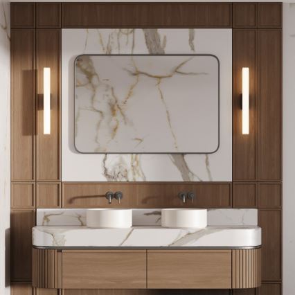 LED Bathroom Mirror Light LINEA LED/12W/230V 3000/4000/6000K IP44 61 cm Polished Chrome