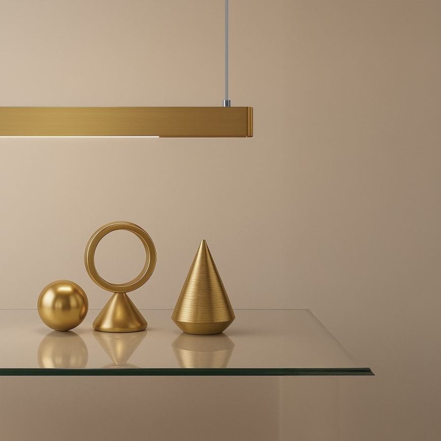LINEA LED cable pendant 36W/230V 3000/4000/5700K CRI 90 – Gold