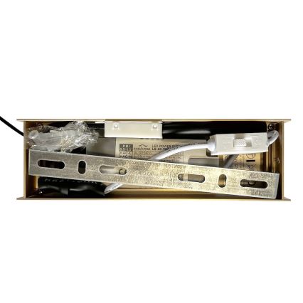 LINEA LED cable pendant 36W/230V 3000/4000/5700K CRI 90 – Gold