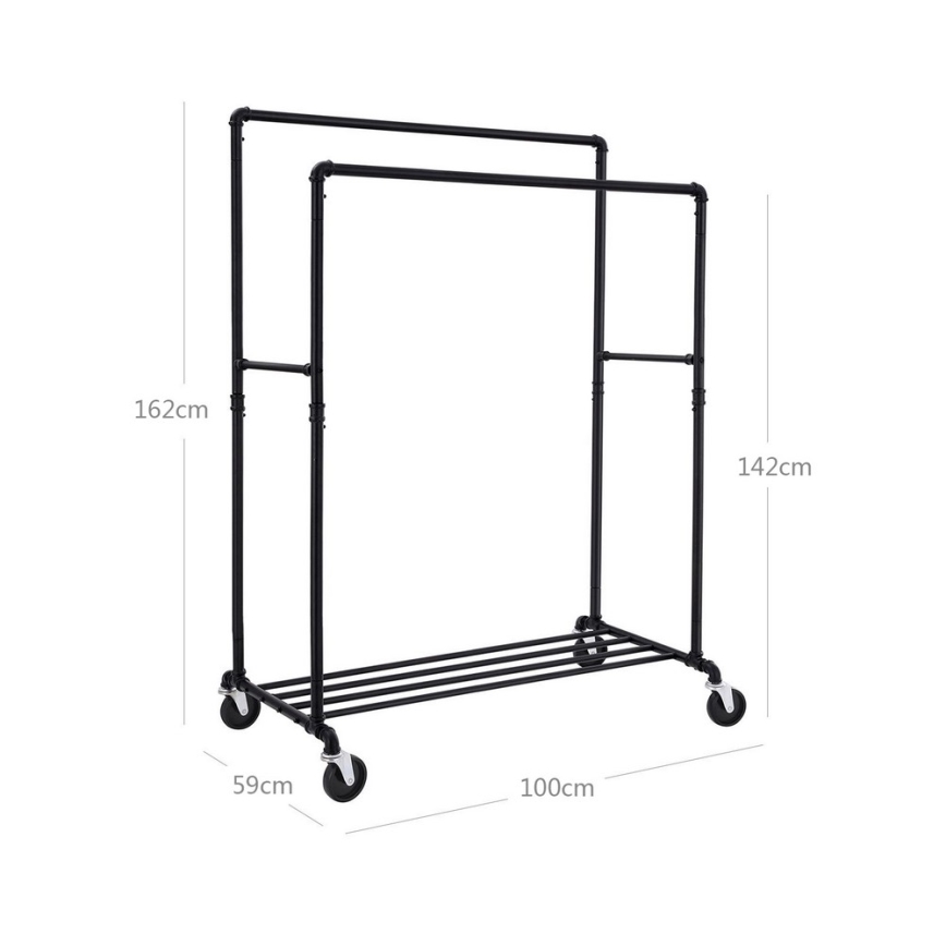 LINEA Mobile Coat Stand — Black