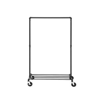 LINEA Mobile Freestanding Coat Rack, Black