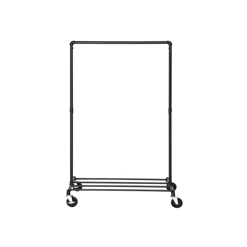 LINEA Mobile Freestanding Coat Rack, Black