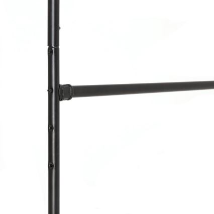 LINEA Mobile Freestanding Coat Rack, Black