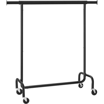 LINEA Mobile Freestanding Coat Rack, Black