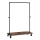 LINEA Mobile Freestanding Coat Rack, Brown/Black