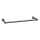 LINEA Wall-Mounted Rack for Hangers 92x7x30 cm Black