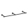 LINEA Wall-Mounted Rack for Hangers, Black