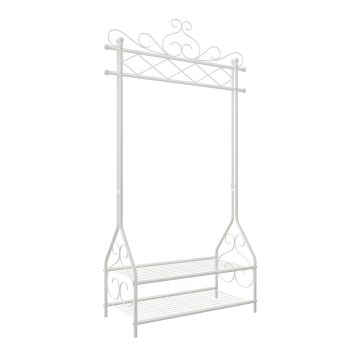 LINEA White Freestanding Coat Rack