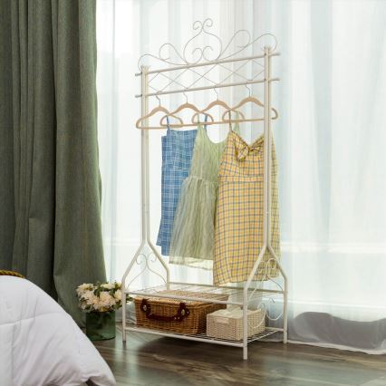 LINEA White Freestanding Coat Rack