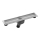 Linear drain 54 x 8.1 cm silver/gray