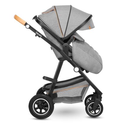 Lionelo - 2-in-1 Combination Stroller AMBER Grey Stone