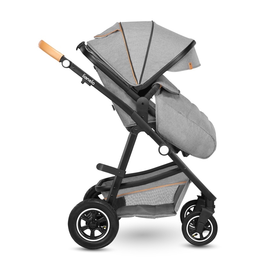 Lionelo - 2-in-1 Combination Stroller AMBER Grey Stone