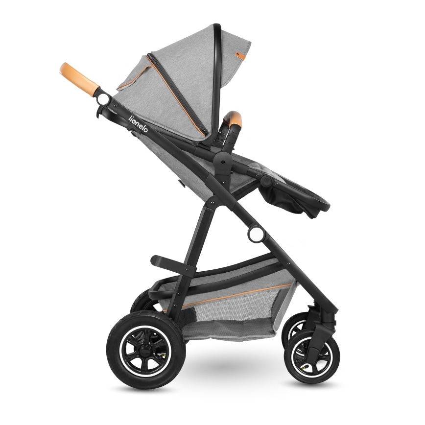 Lionelo - 2-in-1 Combination Stroller AMBER Grey Stone