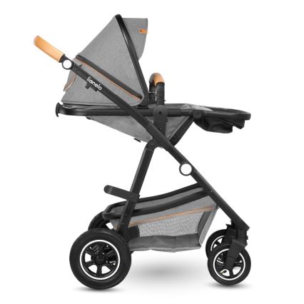 Lionelo - 2-in-1 Combination Stroller AMBER Grey Stone