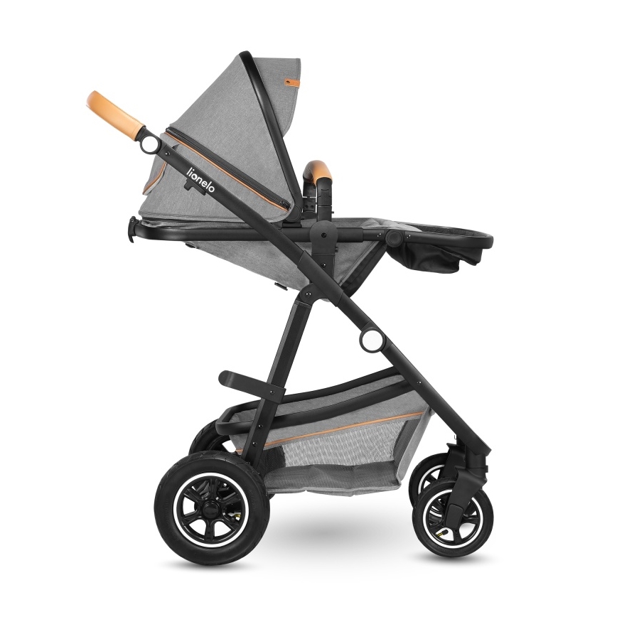Lionelo - 2-in-1 Combination Stroller AMBER Grey Stone
